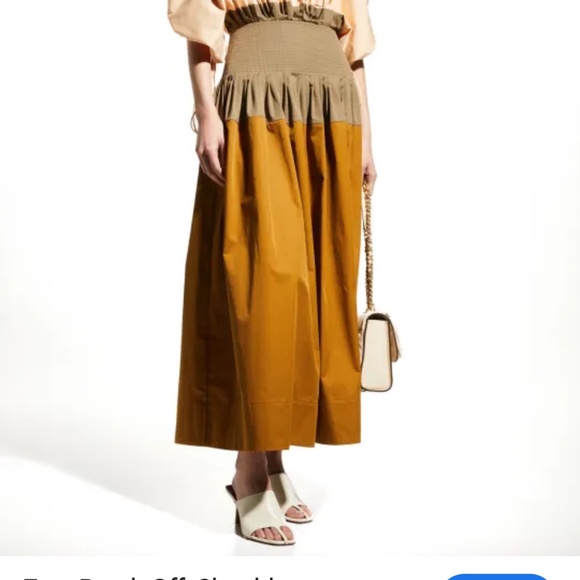 TORY BURCH Colorblock Poplin - Picture 6 of 7